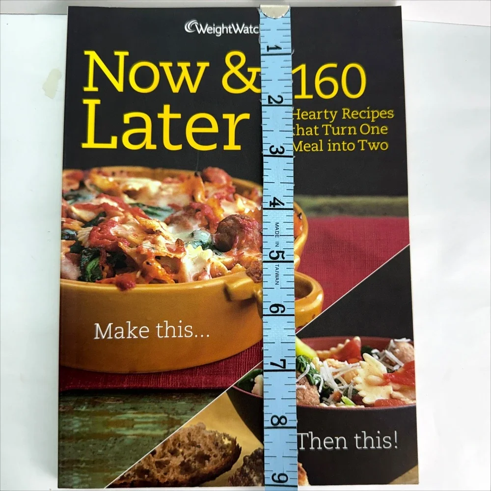 Weight Watchers Now & Later 160 Hearty Recipes Cookbook Momentum Plan Softcover
